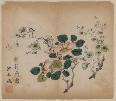 Prunus en flor, 1368-1644 de Unbekannt
