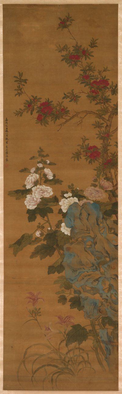 Flores y rocas de Unbekannt