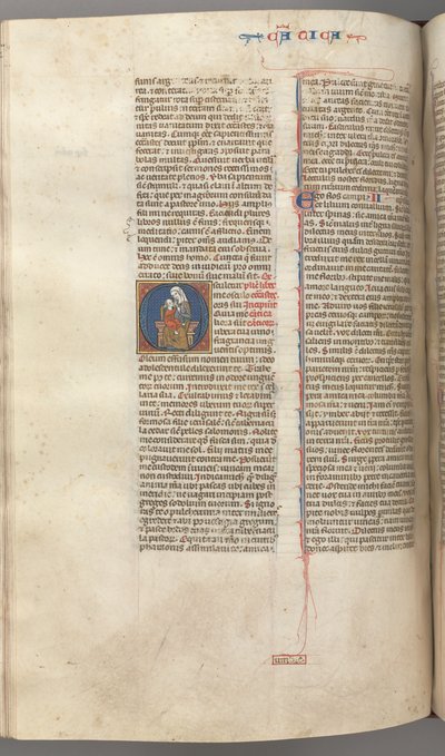 Fol. 249v, Cantar de los Cantares, inicial historiada O, la Virgen y el Niño, c. 1275-1300 de Unbekannt