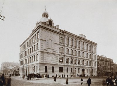 Escuela popular en la Isla Vasilyevsky en Petersburgo, 1897 de Unbekannt