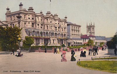 Folkestone. West Cliff Hotel, finales del siglo XIX-principios del siglo XX de Unbekannt