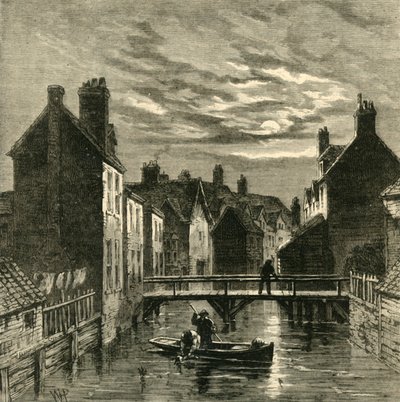 Folly Ditch, Isla de Jacobs, c1878 de Unbekannt