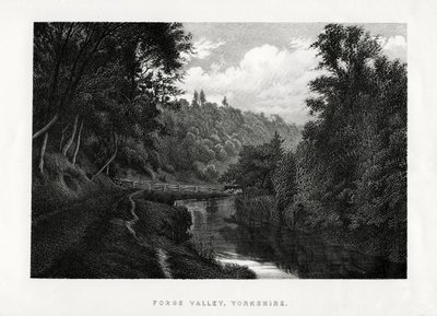 Valle de Forge, Yorkshire, 1896 de Unbekannt