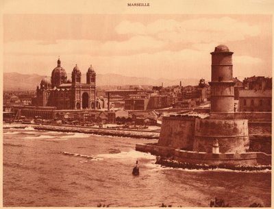 Fuerte San Juan y Catedral, Marsella de Unbekannt