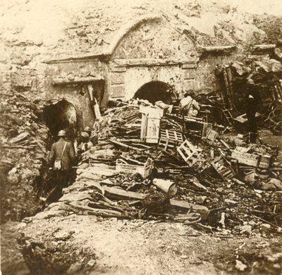 Fuerte de Souville, Verdún, norte de Francia, c1914-c1918 de Unbekannt