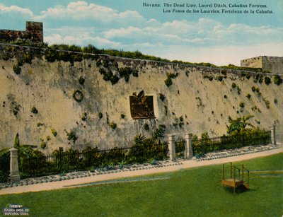 Foso de los Laureles y Fortaleza de La Cabaña, La Habana, Cuba, c1920 de Unbekannt