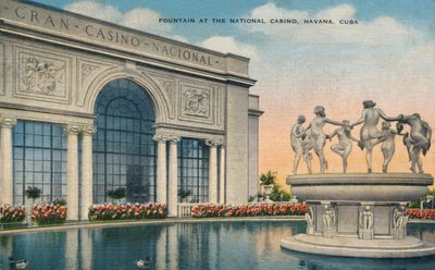 Fuente en el Casino Nacional, La Habana, Cuba, c1910 de Unbekannt