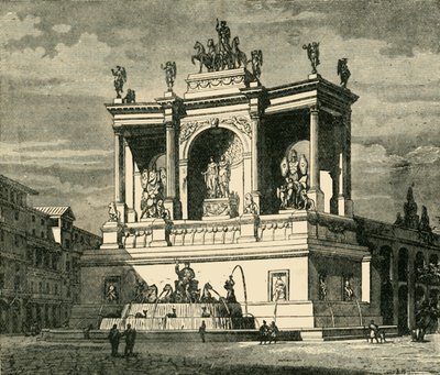 Fuente de Alejandro Severo, Roma, 1890 de Unbekannt