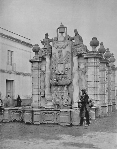 Fuente de las aguas caídas, Ciudad de México, c1897 de Unbekannt