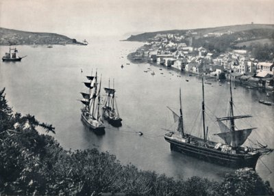 Fowey - Entrada al Puerto, 1895 de Unbekannt
