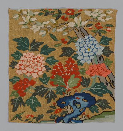 Fragmento de un Panel de Silla K’assu, China, dinastía Qing de Unbekannt