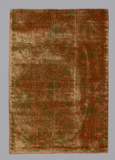Fragmento de tela de mobiliario, China, dinastía Qing 1644-1911, 1775-1850 de Unbekannt