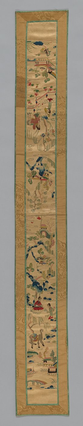 Fragmento de banda de manga, China, dinastía Qing 1644-1911 de Unbekannt