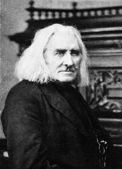 Franz Liszt, pianista y compositor húngaro, finales del siglo XIX de Unbekannt