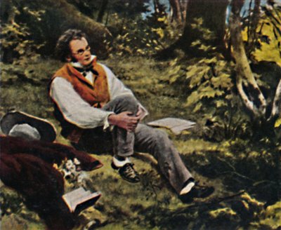 Franz Schubert 1797-1828 - Pintura de J. Schmid de Unbekannt