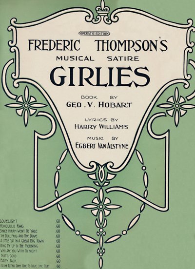 Frederic Thompsons Musical Satire Girlies de Unbekannt