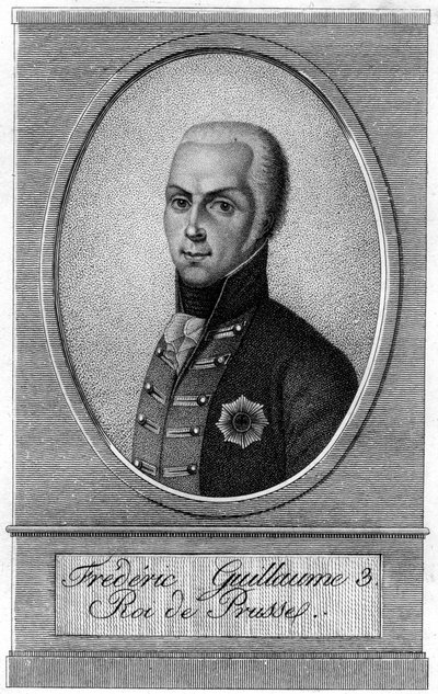 Federico Guillermo III, Rey de Prusia, siglo XIX de Unbekannt