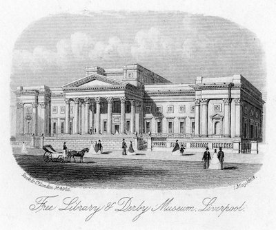 Biblioteca Libre y Museo de Derby, Liverpool, 1 de mayo de 1864 de Unbekannt