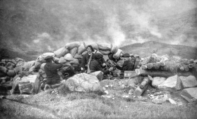 Cazadores alpinos franceses luchando en Alsacia, junio de 1915, 1926 de Unbekannt