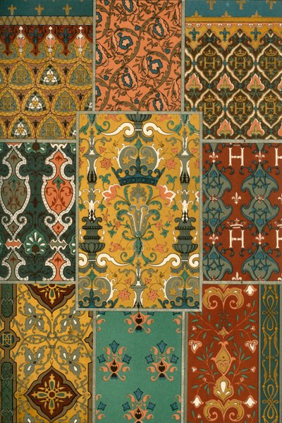 Pintura de alfombra renacentista francesa, 1898 de Unbekannt