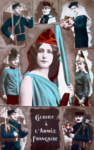 Postal francesa de la Primera Guerra Mundial, 1914-1918 de Unbekannt