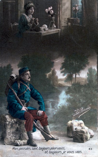 Postal francesa de la Primera Guerra Mundial, 1914-1918 de Unbekannt