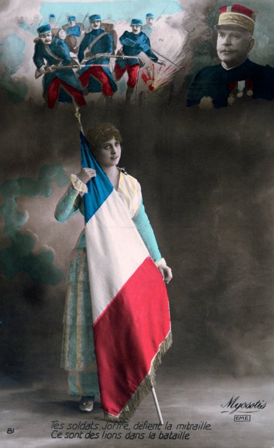 Postal francesa de la Primera Guerra Mundial, 1914-1918 de Unbekannt