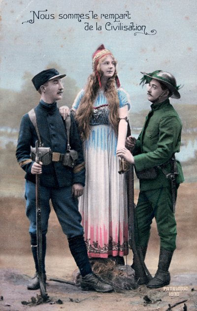 Postal francesa de la Primera Guerra Mundial, 1914-1918 de Unbekannt
