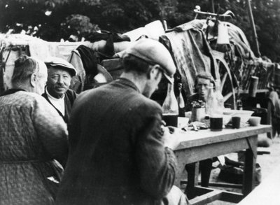 Refugiados franceses y belgas, Rambouillet, Francia, 16 de julio de 1940 de Unbekannt
