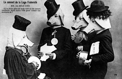 Postal antimasónica francesa, siglo XX de Unbekannt
