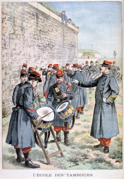 Escuela de tambores del ejército francés, 1903 de Unbekannt