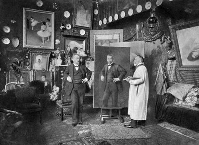 Louis-Robert Carrier-Belleuse pintando al Doctor Boyen, 1906 de Unbekannt