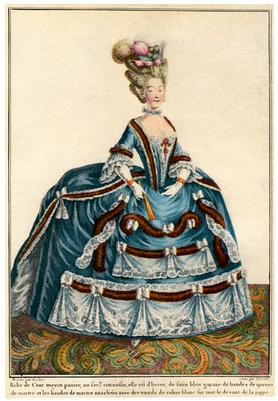 Moda francesa durante el reinado de Luis XV, 1938 de Unbekannt