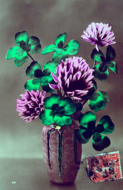 Postal de flores francesa, c. 1900 de Unbekannt