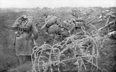 Asalto de la infantería francesa en la cresta de Eparges, cerca de Verdún, Francia, 2 de agosto de 1915 de Unbekannt