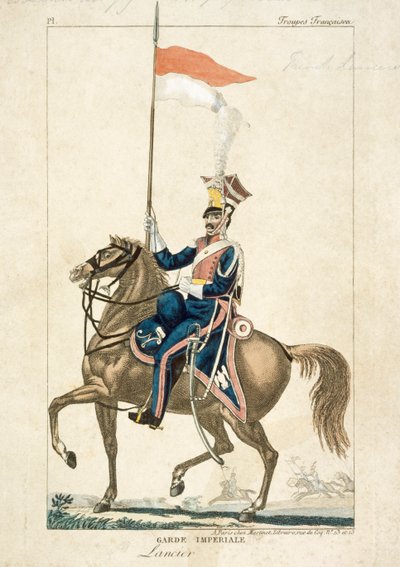 Lancero francés de la Guardia Imperial, Guerras Napoleónicas de Unbekannt