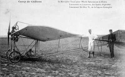 Monoplano francés, Biskra, Argelia, c1911 de Unbekannt