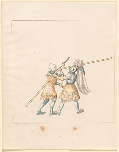 Freydal, El Libro de Justas y Torneos del Emperador Maximiliano I: Combates...Placa 150, c. 1515 de Unbekannt