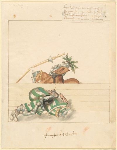 Freydal, El libro de justas y torneos del emperador Maximiliano I: Combates..., Placa 106, c. 1515 de Unbekannt