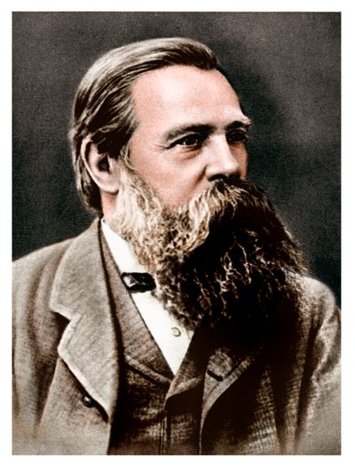 Friedrich Engels, socialista alemán y colaborador y partidario de Karl Marx, 1879 de Unbekannt