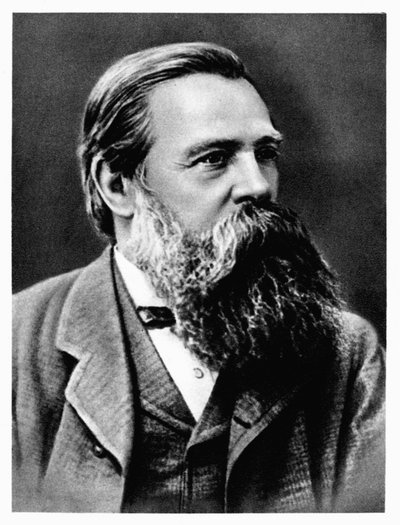 Friedrich Engels, socialista alemán y colaborador y partidario de Karl Marx, 1879 de Unbekannt