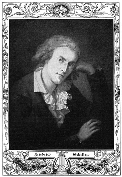 Friedrich Schiller, poeta, filósofo, historiador y dramaturgo alemán, 1900 de Unbekannt
