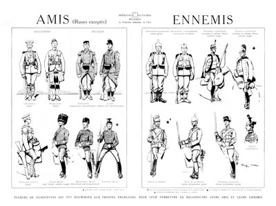 Amigos y enemigos, 1914 de Unbekannt