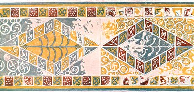 Friso en la iglesia de Saint-Pierre-de-Clages, Suiza, 1928 de Unbekannt