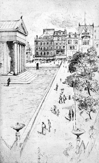 Desde los Escalones del Montículo, Edimburgo, 1900 de Unbekannt