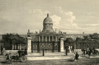Vista frontal del Hospital de Bethlehem, c1876 de Unbekannt
