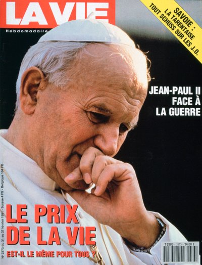 Portada de La Vie, febrero 1991 de Unbekannt