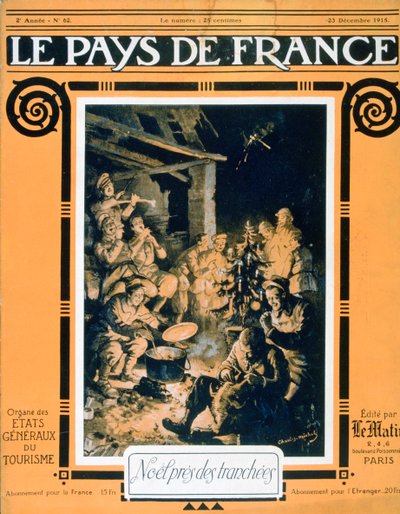 Portada de Le Pays de France, 23 de diciembre de 1915 de Unbekannt