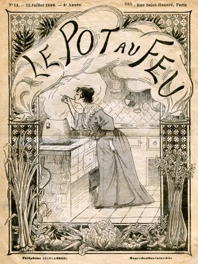 Portada de Le Pot au Feu, 15 de julio de 1896 de Unbekannt