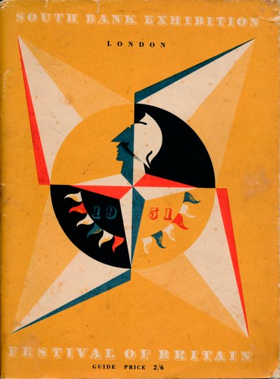 Portada de una guía del Festival de Gran Bretaña, 1951 de Unbekannt